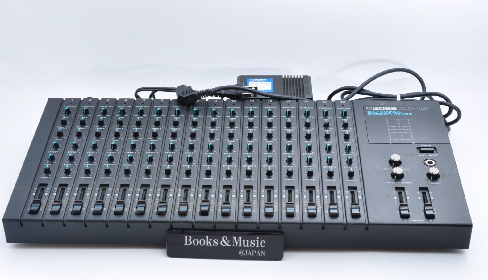 Boss BX-16 16-Channel Stereo Mixer Made in Japan 1997 w/Adapter BJ54625