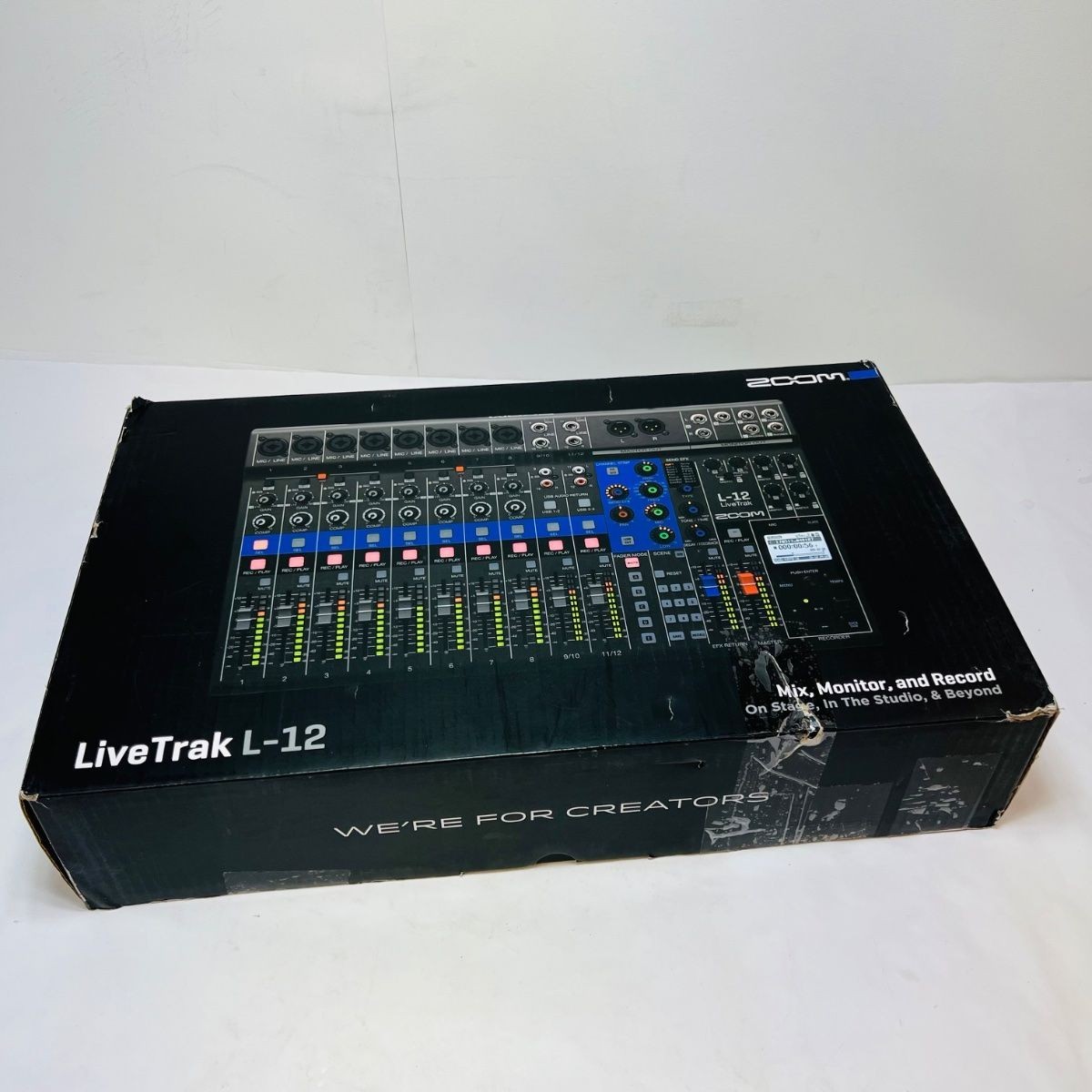 Zoom LiveTrak L-12 Digital Mixer Recorder, 12-Channel, USB Audio Interface