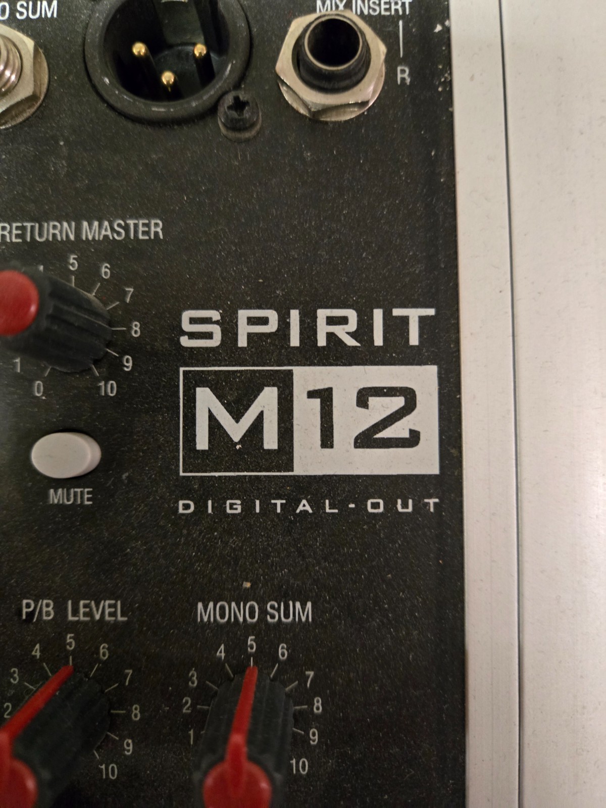Soundcraft Spirit M12 mixing board 12 outputs TESTED *Great Working Condition*
