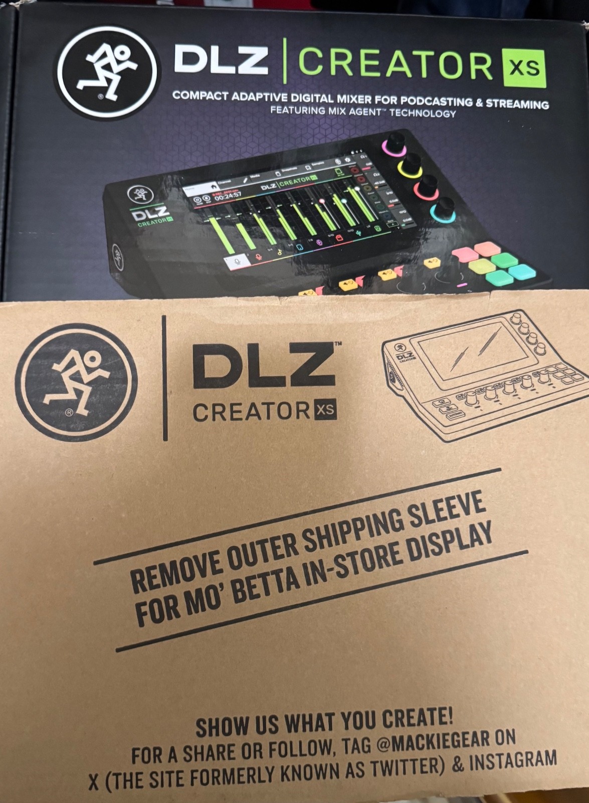 Mackie DLZ Creator XS Compact Adaptive Digital Mixer for Podcasting & Streaming