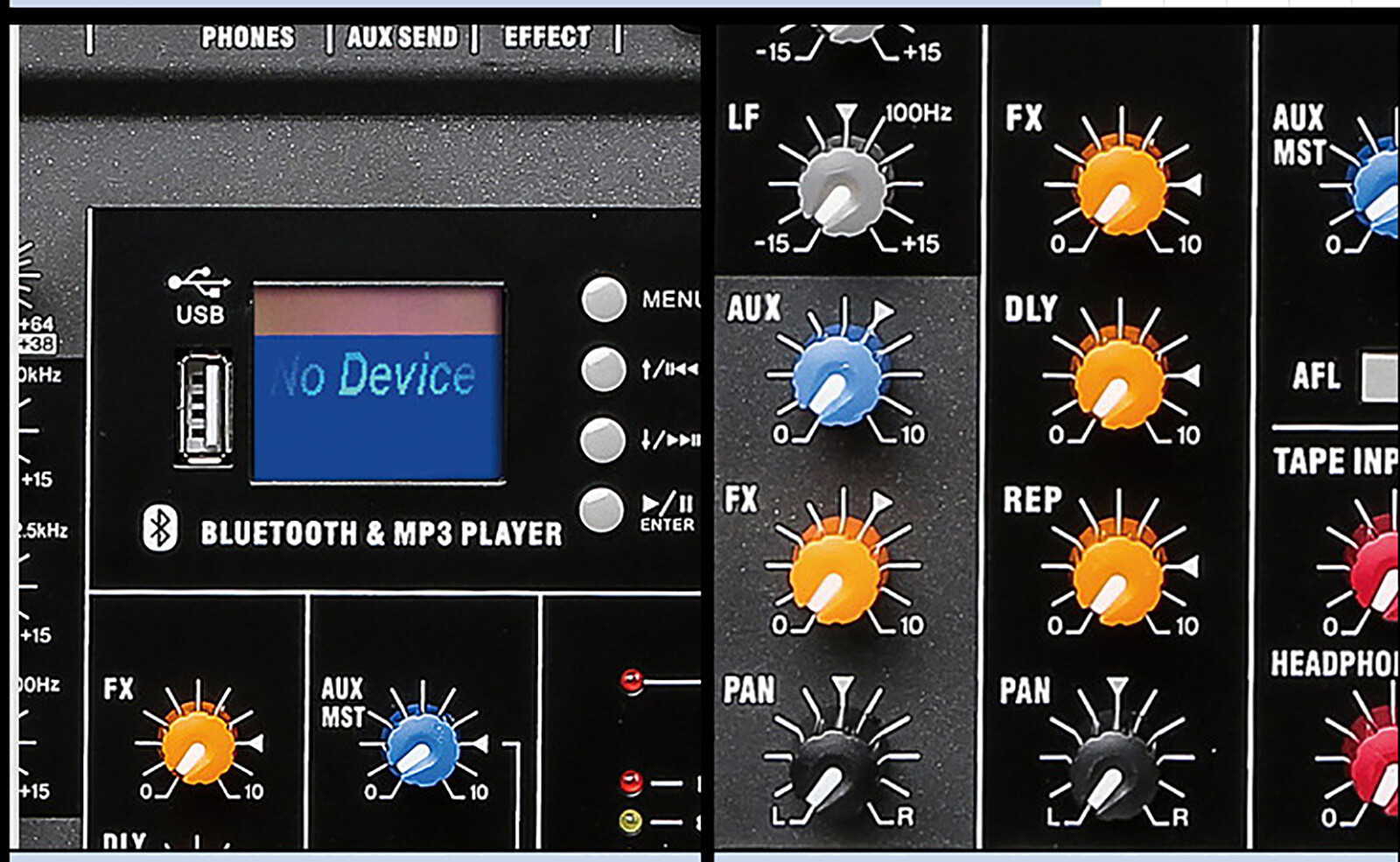 Pro 12 Channel Professional Live Studio Audio Mixer Power Mixing Console Sound
