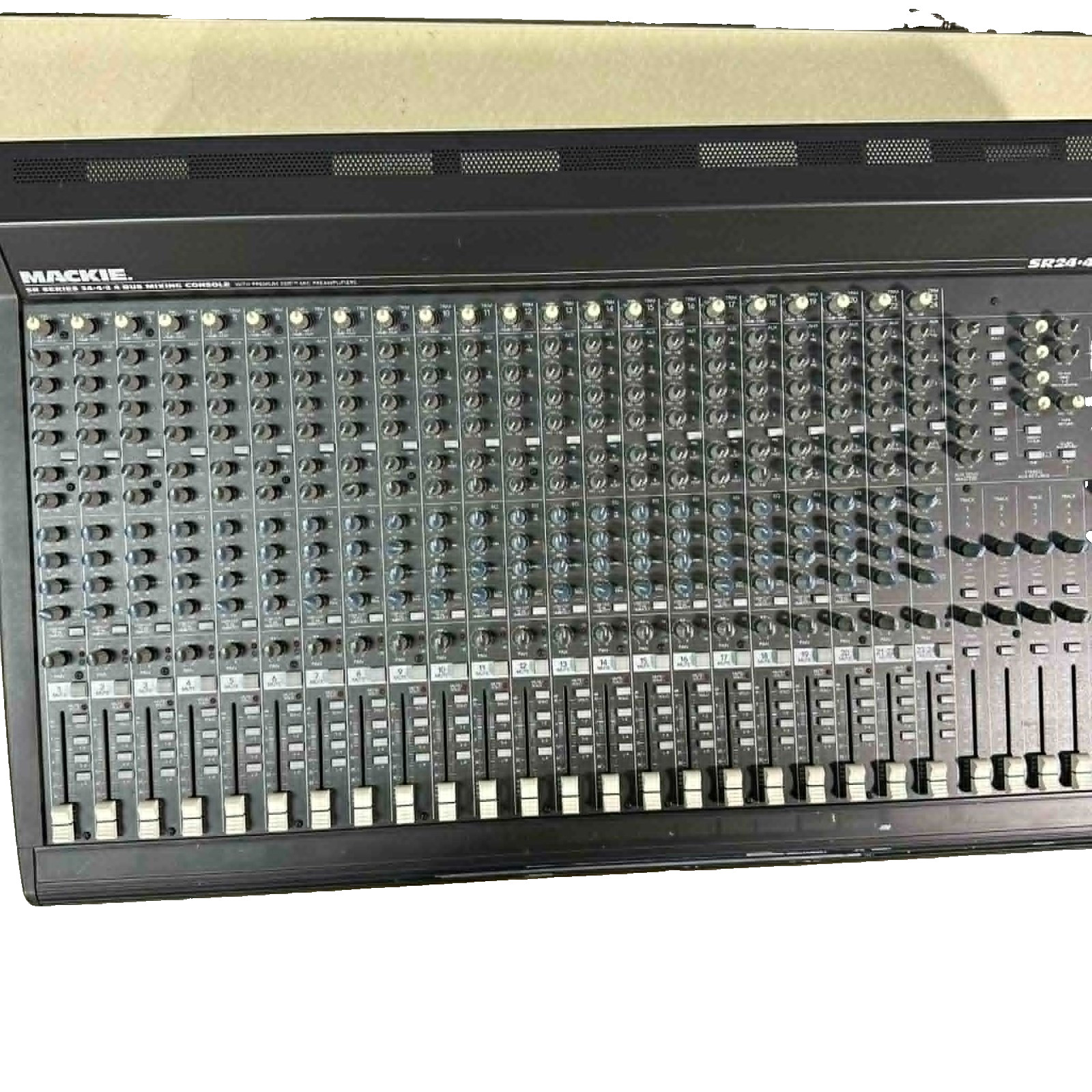 Mackie SR24.4 VLZ Pro 24 Channel Mixing Console Vintage Analog Tested 51126