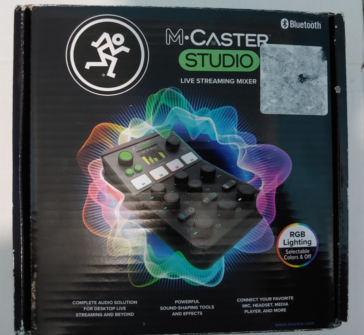 Mackie M-Caster Studio Desktop Live Streaming Mixer – Black