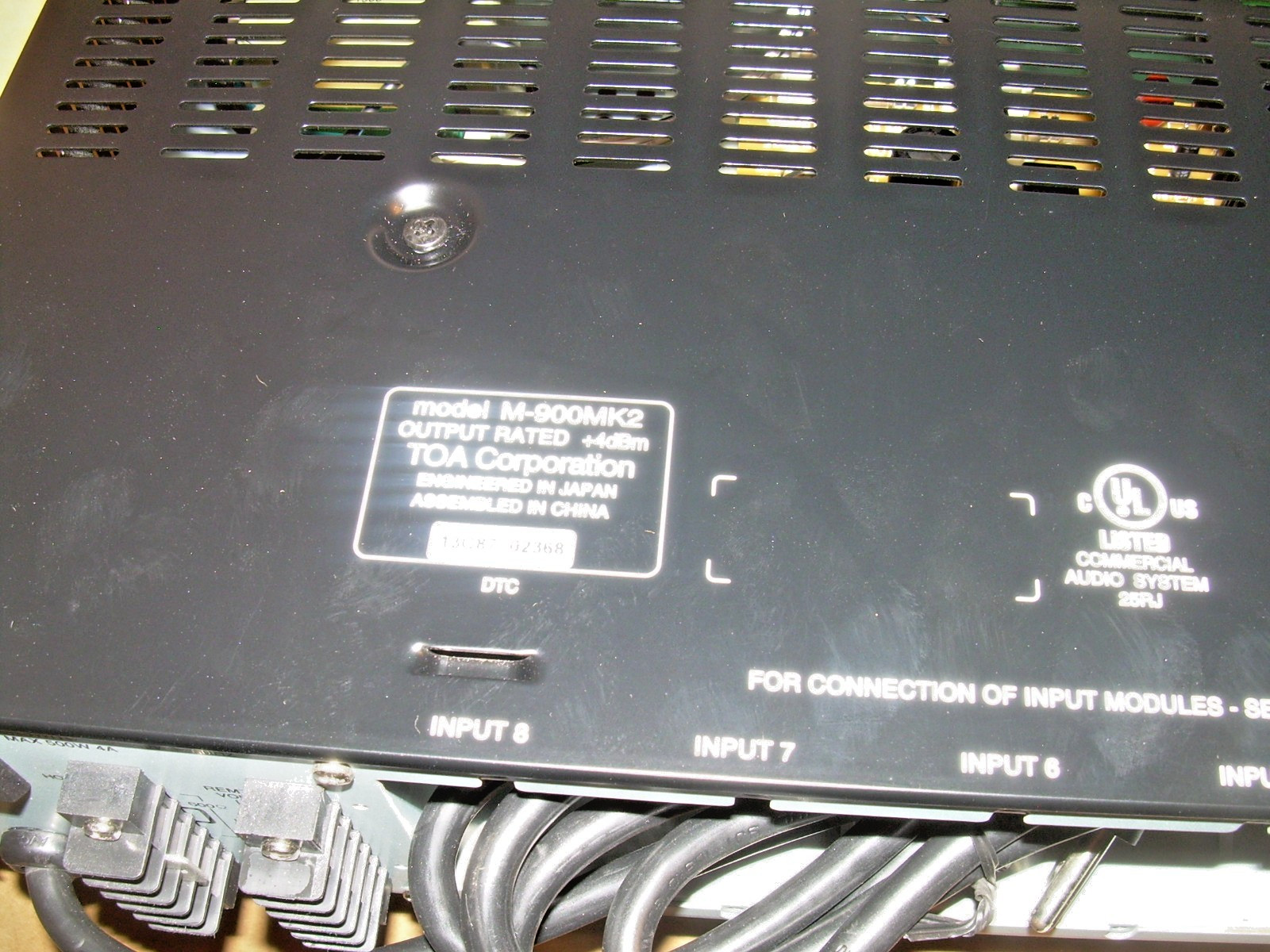 TOA Model M-900MK2 Modular Digital Matrix Mixer