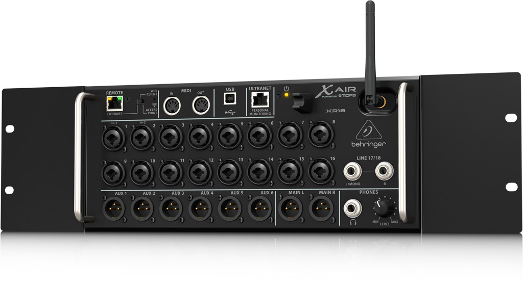 Behringer XAir XR18 18-Channel Digital Mixer for iOS or Android Tablet New F/JP