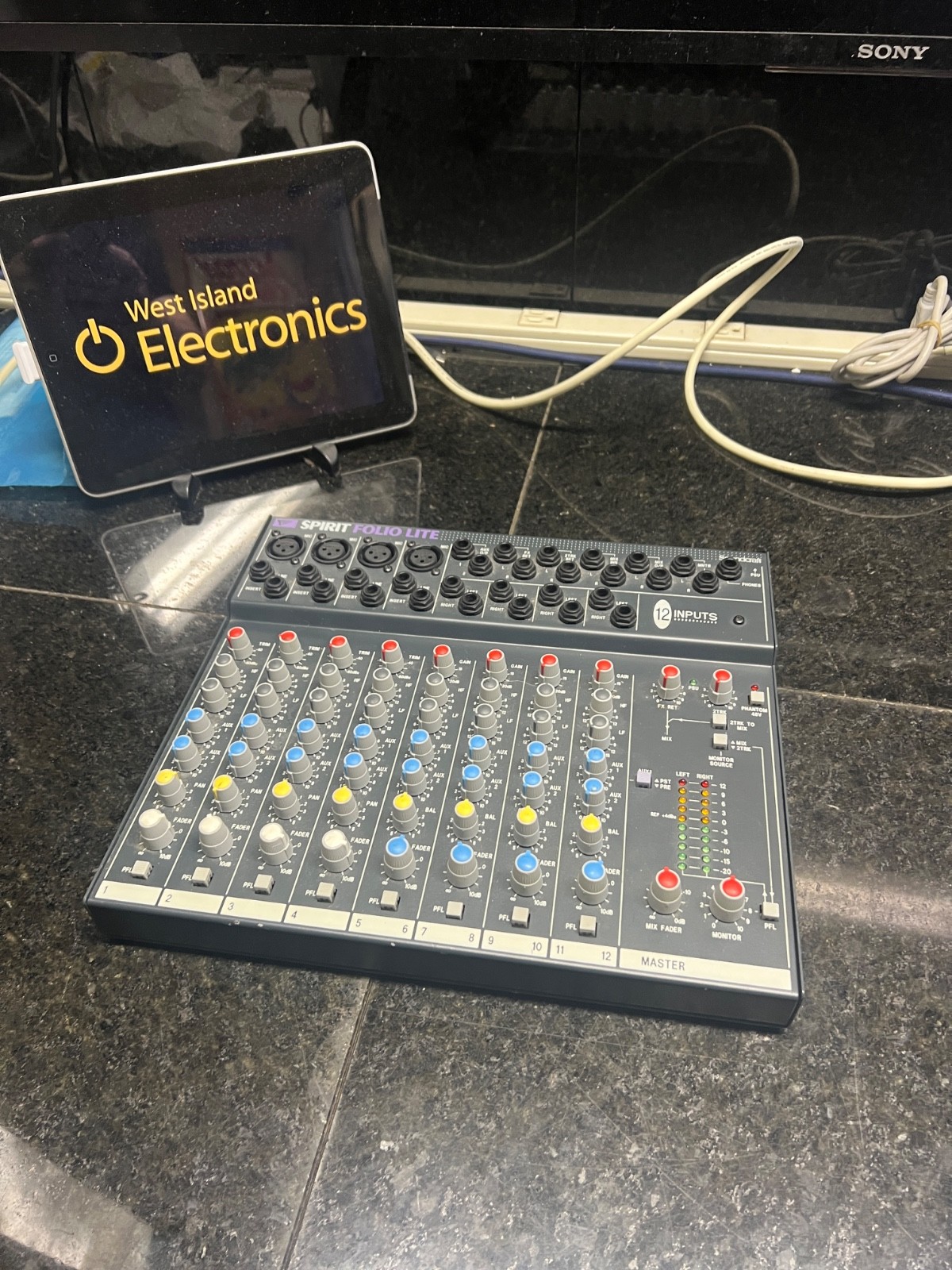 Vintage – Soundcraft | Spirit Folio Lite Mixer – 12 Inputs | Mixer – Not tested