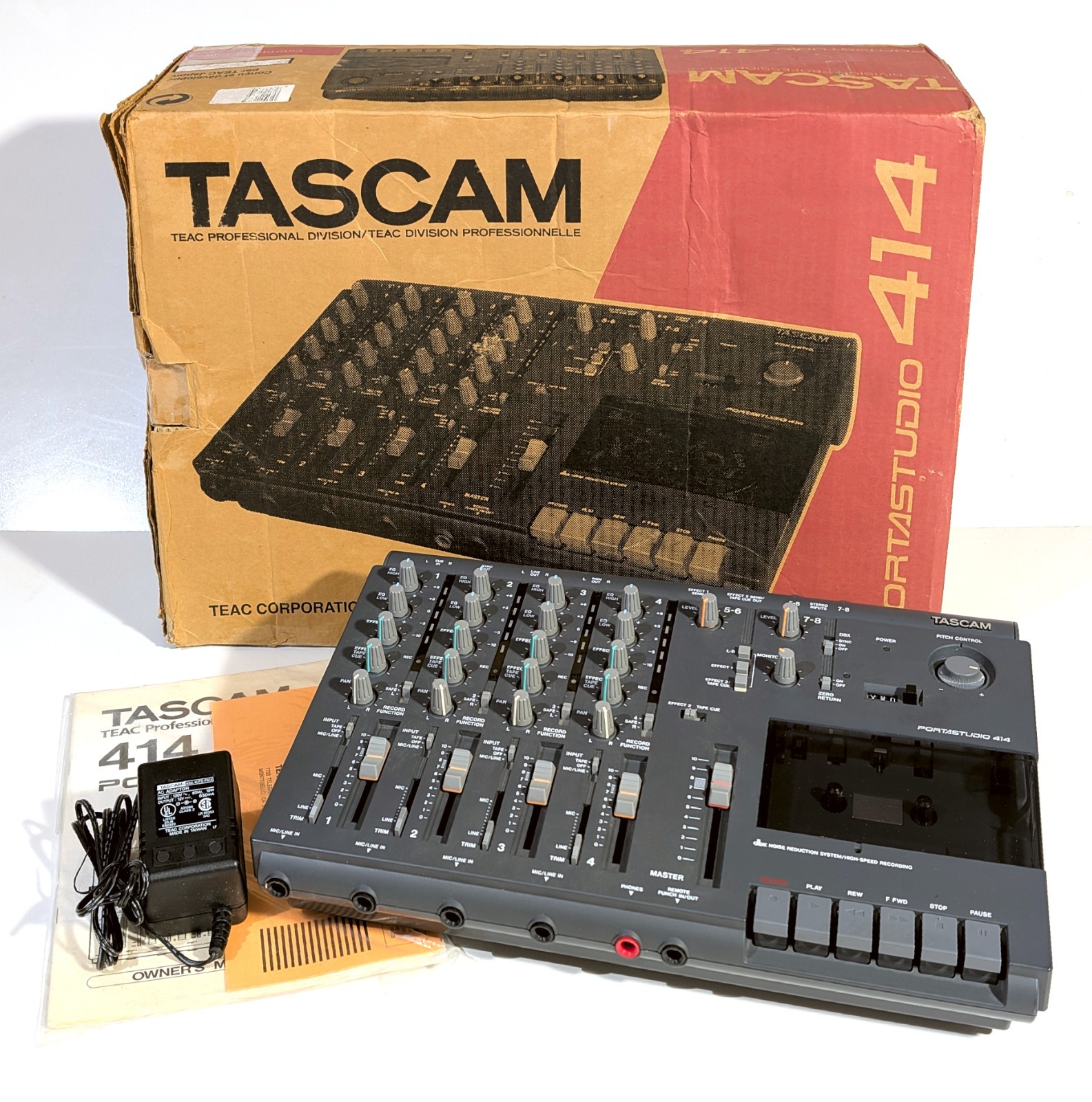 🔥【PRO REFURB】MINTY/BOX Tascam Portastudio 414 4-Track Cassette/Mixer!💥GUARANTY