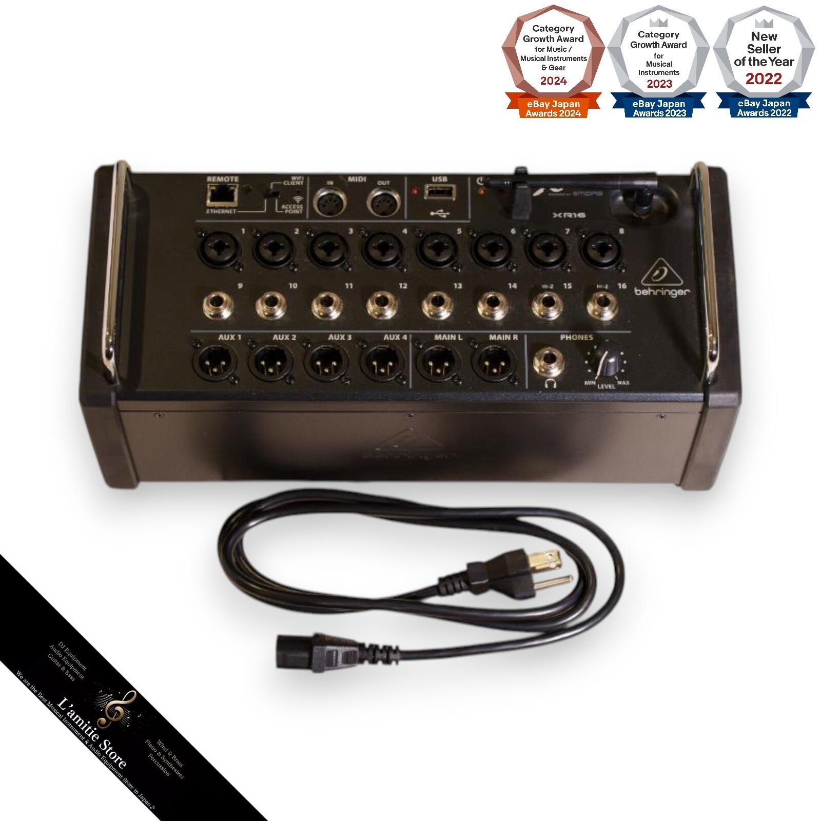 BEHRINGER X Air XR16 16-channel Tablet-controlled Digital Mixer XAir XR-16 Used