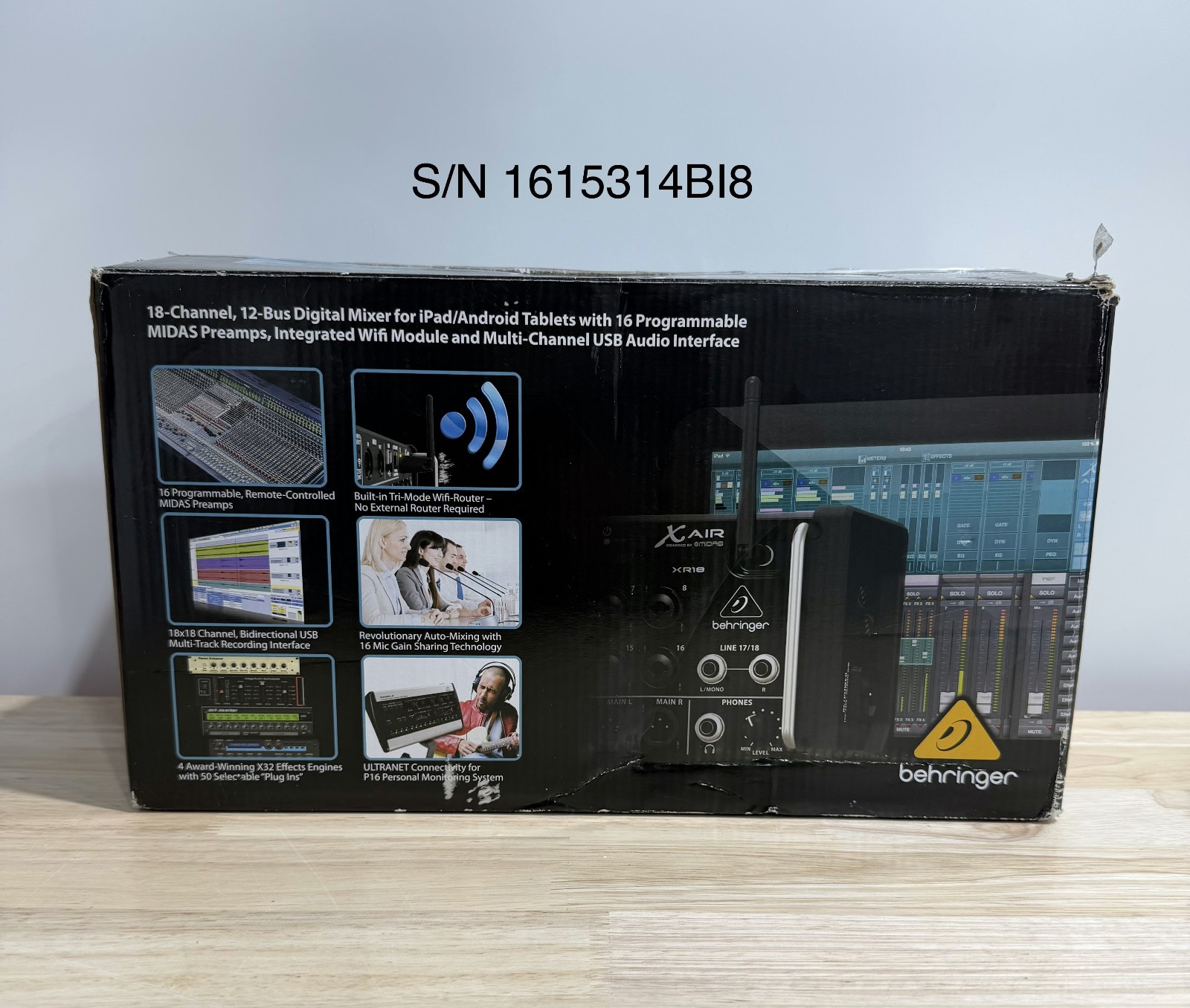 Behringer XR18 Digital Mixer – Black