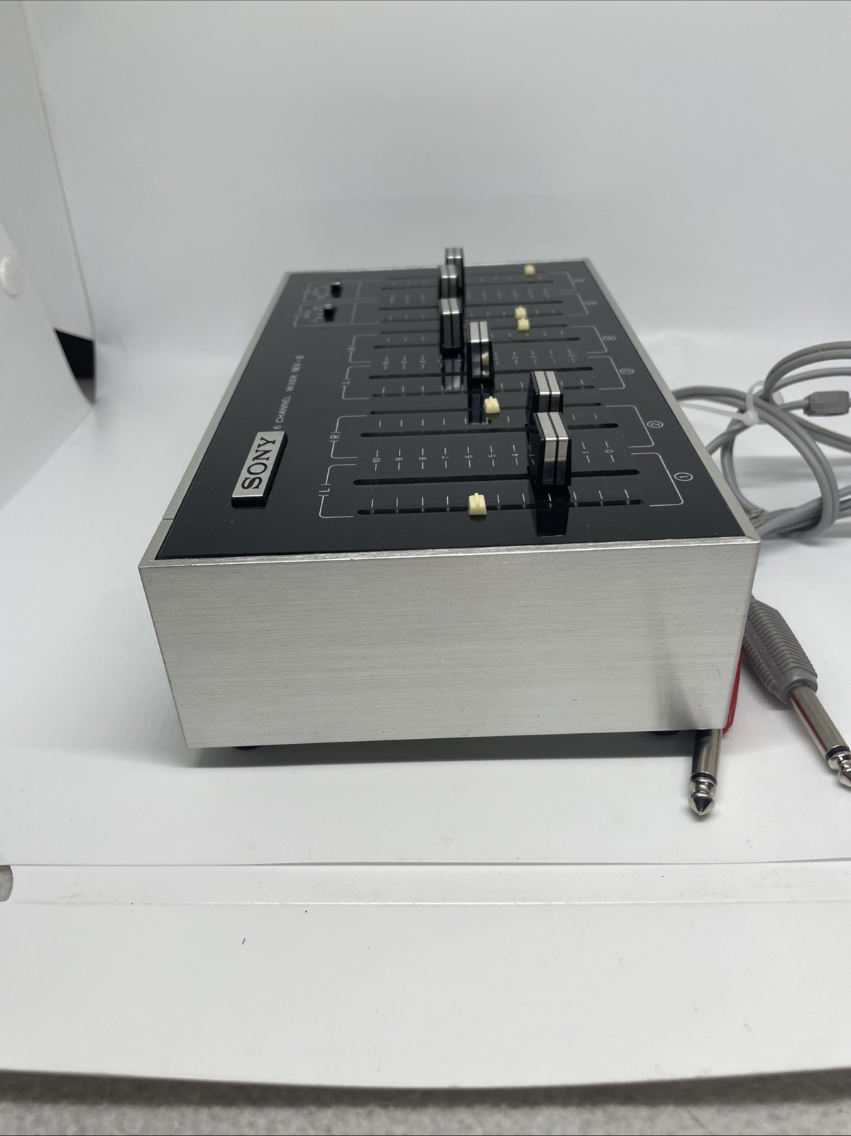 Sony MX-8 6-Channel Passive Mic Mixer, Manual Cables JAPAN Untested