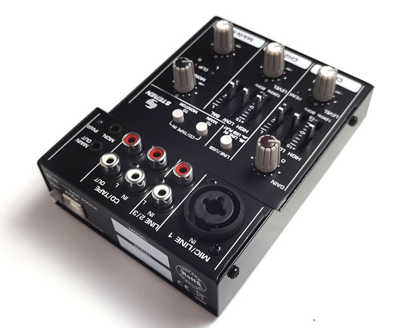 Steren USB Portable Mixer Perfect For Using In Computer Audio&Vidio USA Ship