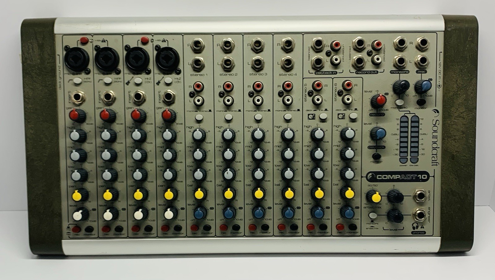 Soundcraft Compact 10 Analog Mixer W/power Adapter
